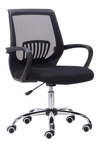 Silla De Oficina Ejecutiva Opera Base Cromo