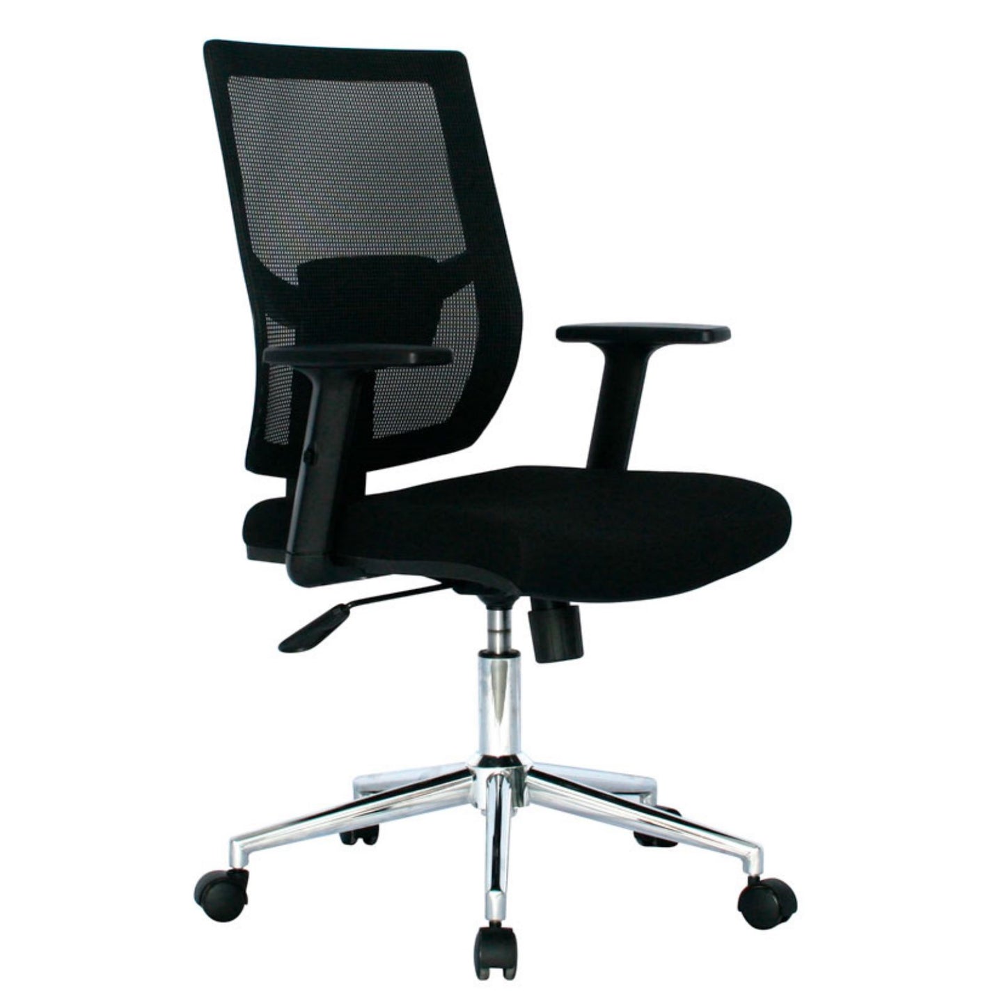 Silla Gerente Hawai Brazos Graduables Negra Sin Cabecero