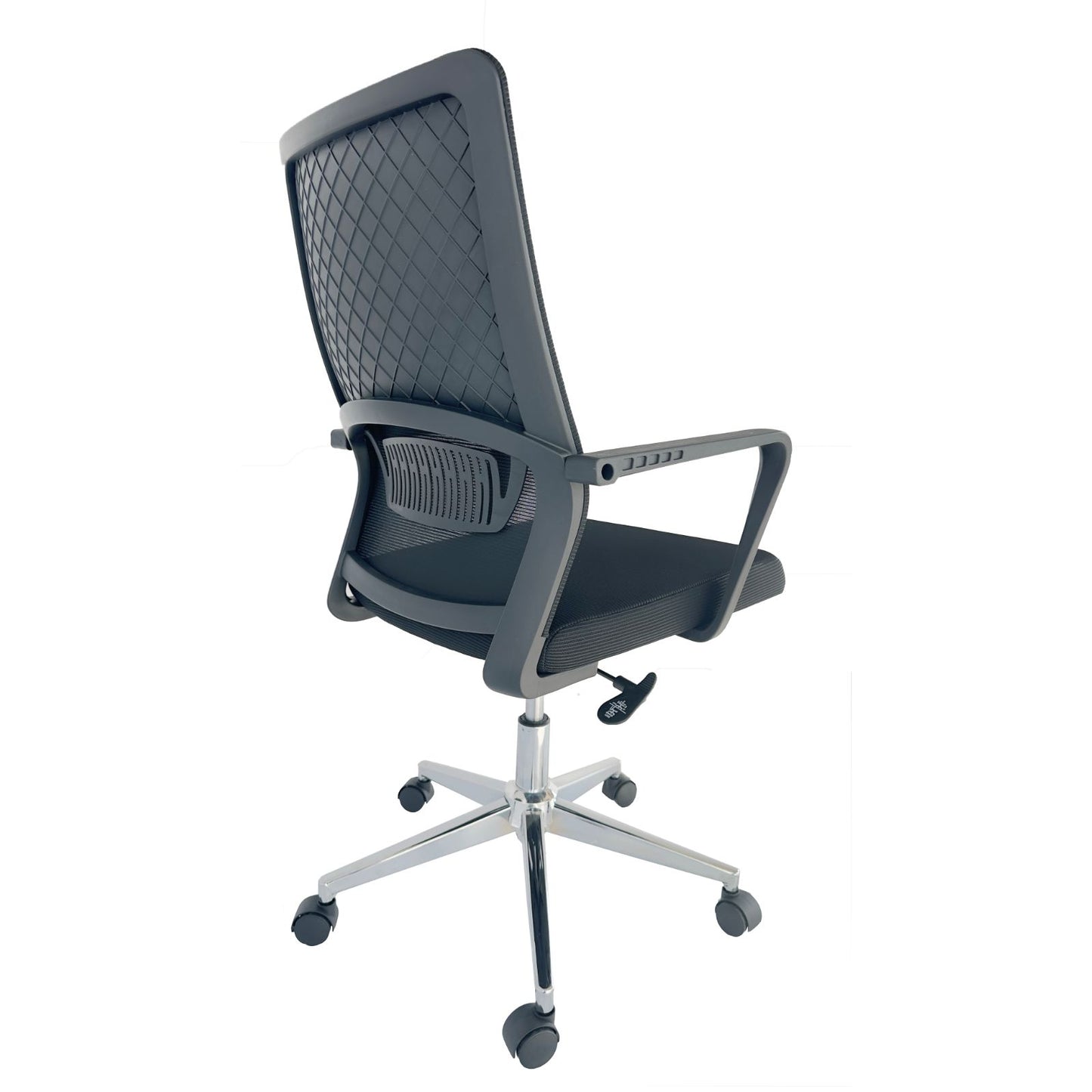 Silla De Oficina Guinea #2 Brazos Fijos Negro