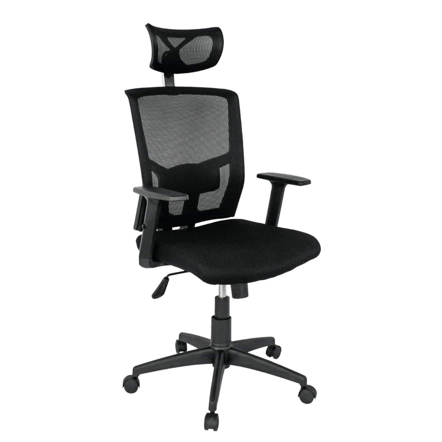 Silla Presidente Estambul Brazos 3D Malla Negra