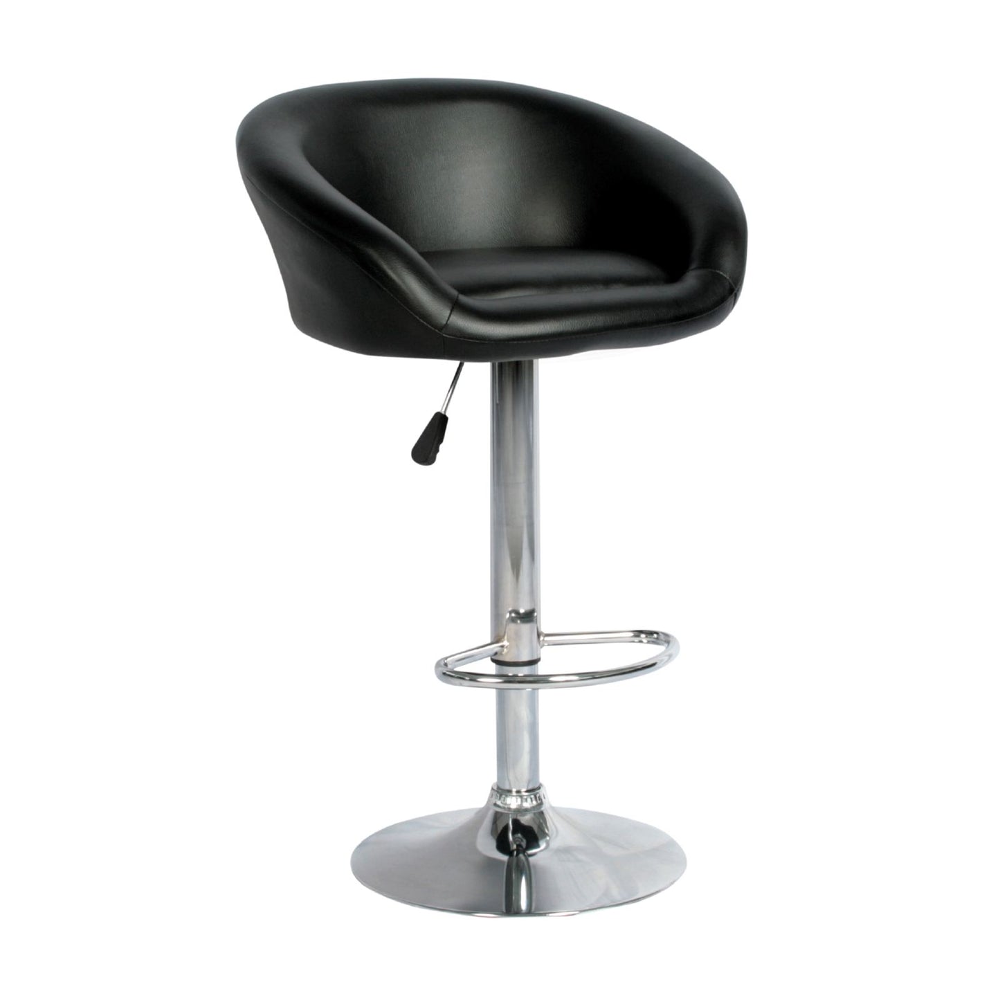 Silla Butaco Bar Indiana Giratoria En Cuero Sintético