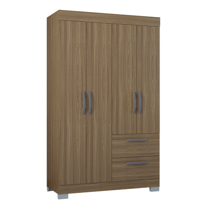 Clóset Toquio Armario 4 Puertas 2 Cajones
