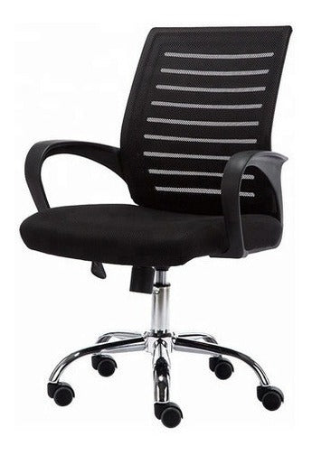 Silla De OficinaEjecutiva Collins Cromada