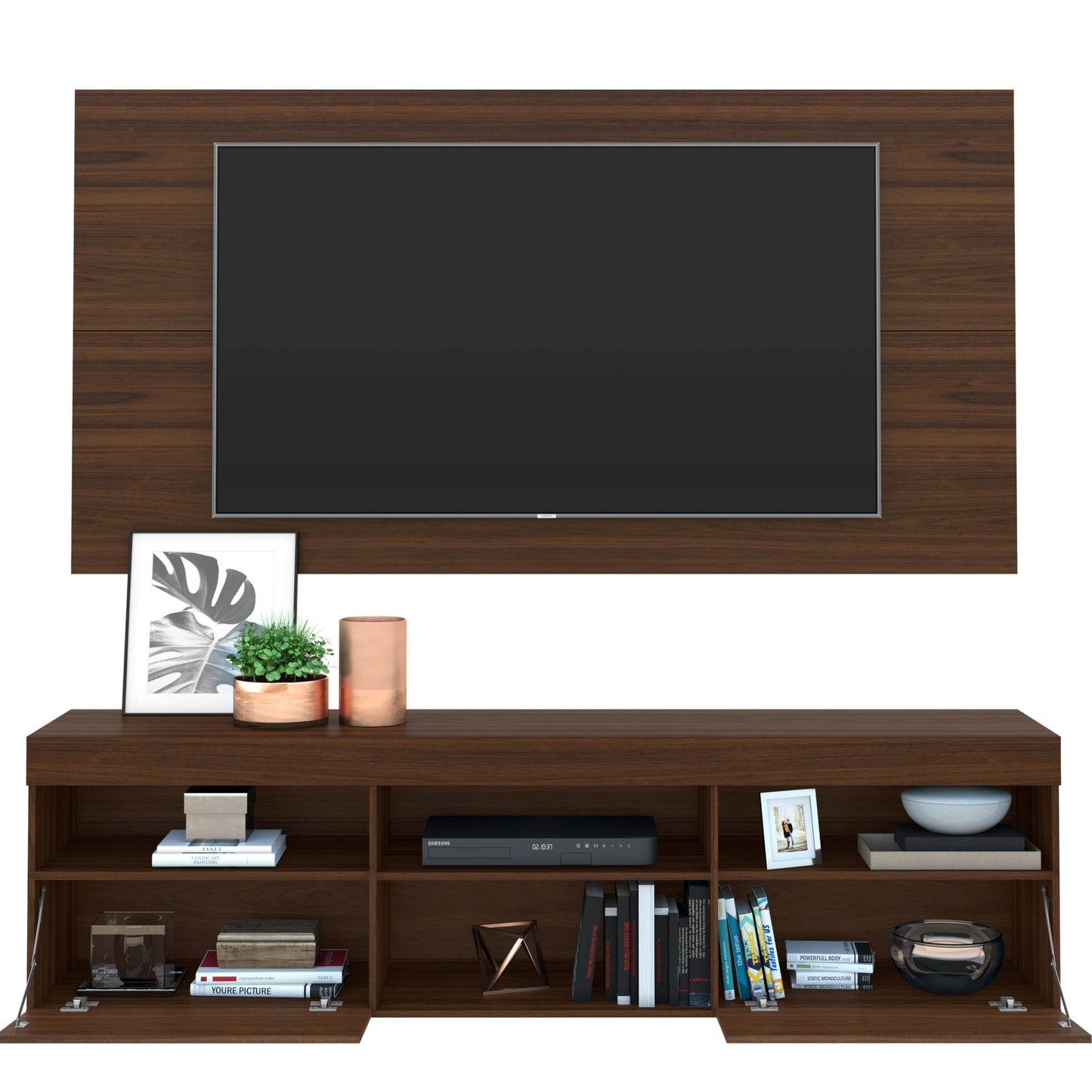 Rack + Panel Florida Para Tv Hasta De 65 Pulgadas