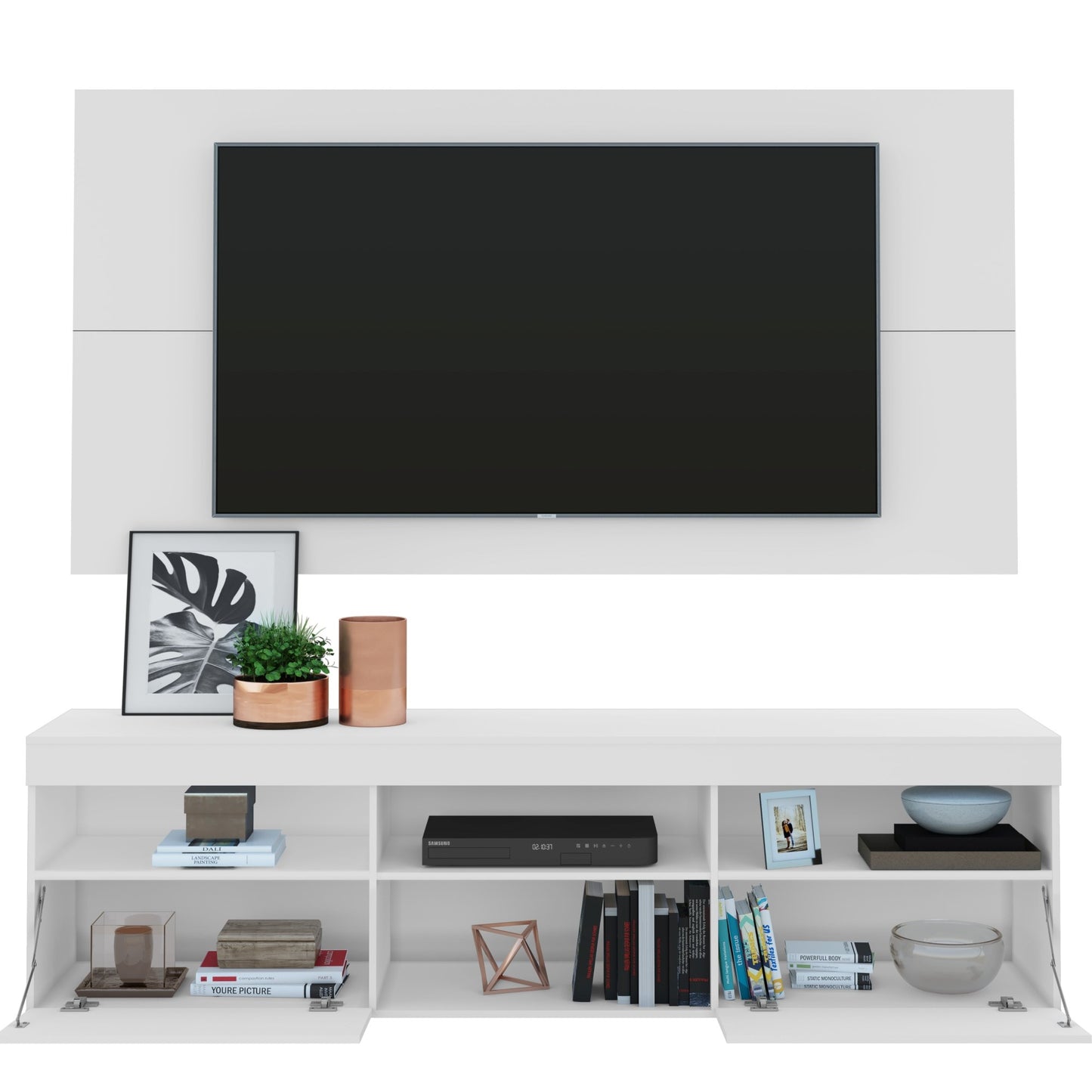 Rack + Panel Florida Para Tv Hasta De 65 Pulgadas