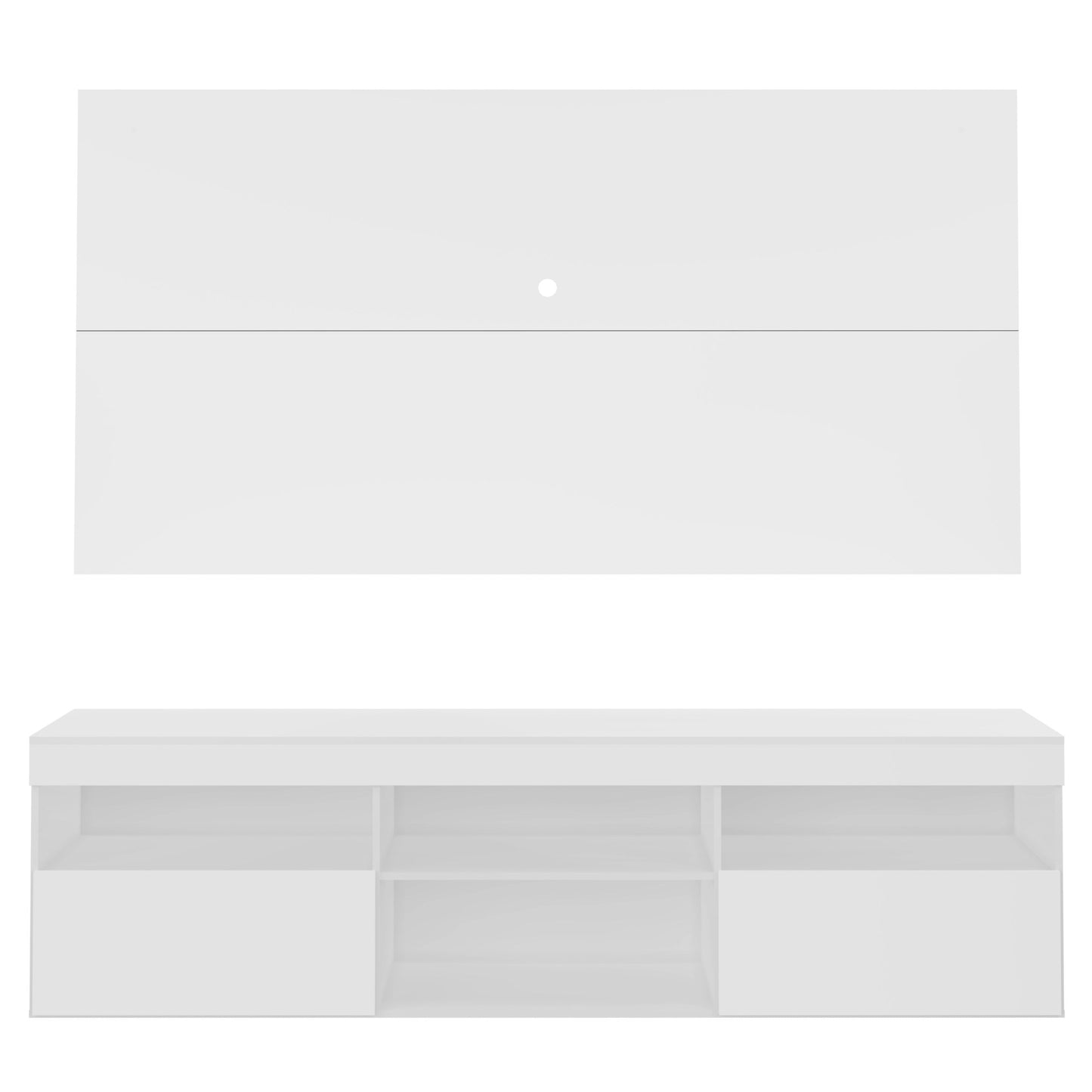 Rack + Panel Florida Para Tv Hasta De 65 Pulgadas