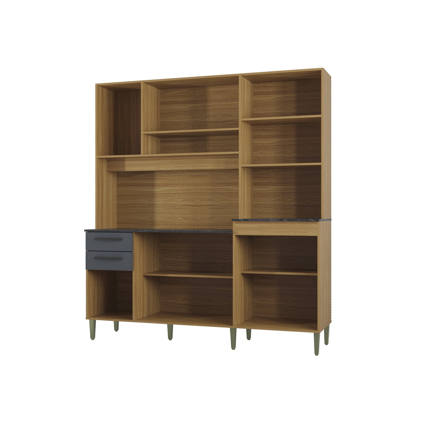 Alacena Elisa 180CM Auxiliar De Cocina En Madera MDP