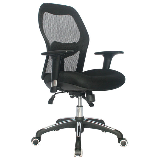 Silla Gerente Paris Brazos Graduable En Altura Malla Poliester Sin Cabecero