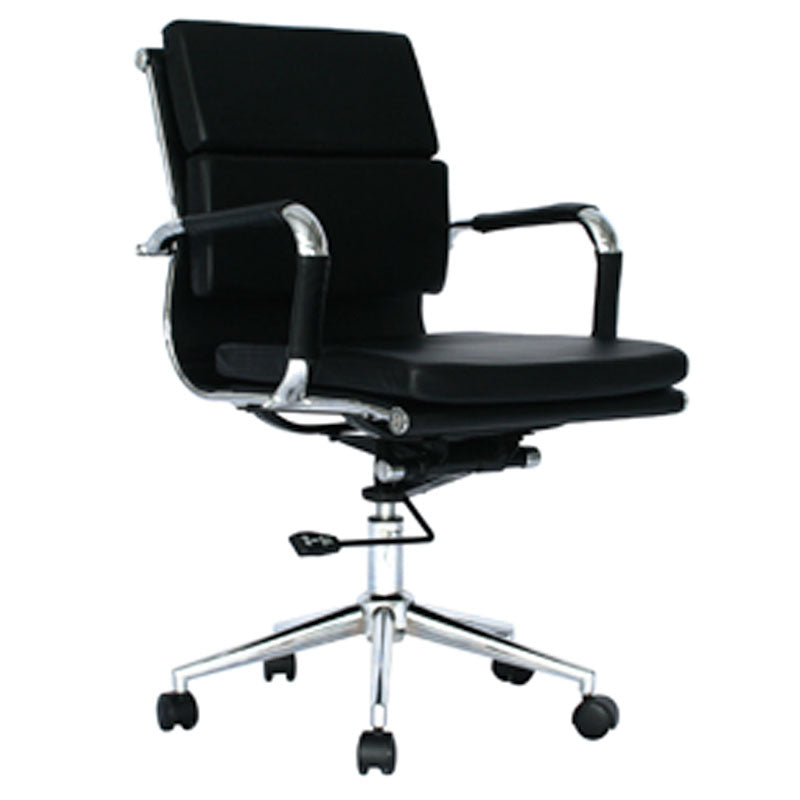 Silla De Oficina Varsovia En Cuero Sintético