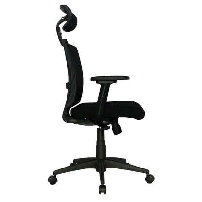 Silla Presidente Brasilia Brazos 3D Con cabecero, Altura Ajustable.