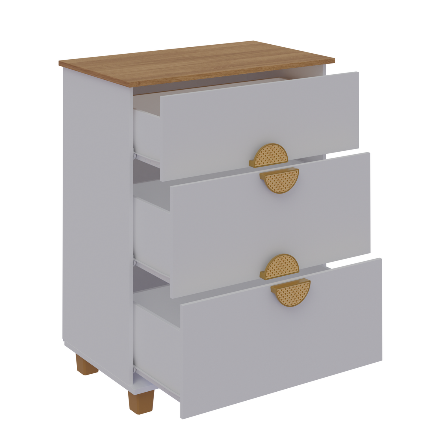 Cómoda Multi 3 Cajones Rustic Premiun