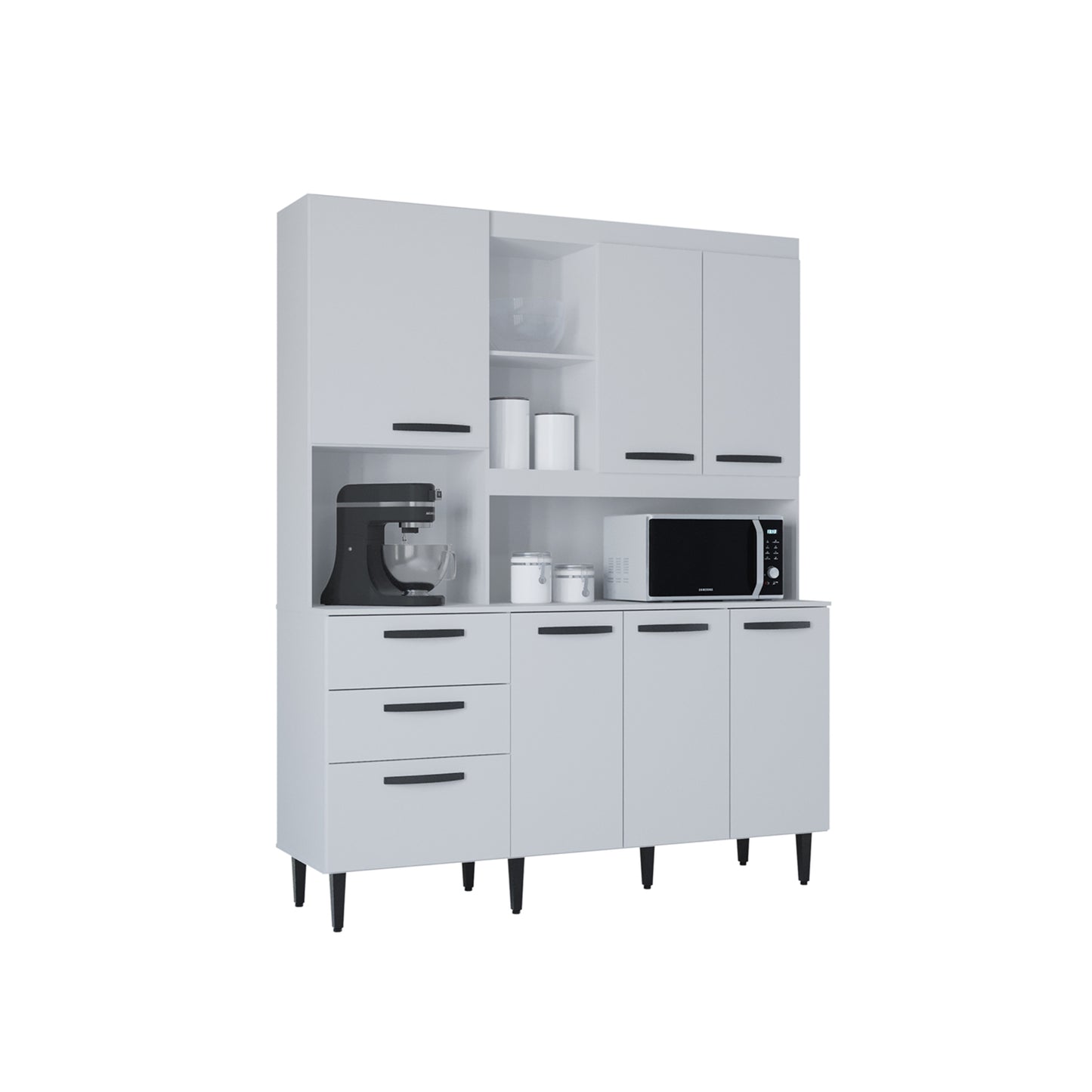 Alacena Catarina 6P Auxiliar De Cocina En Madera MDP