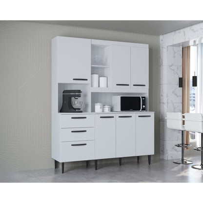 Alacena Catarina 6P Auxiliar De Cocina En Madera MDP