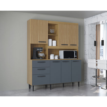 Alacena Catarina 6P Auxiliar De Cocina En Madera MDP