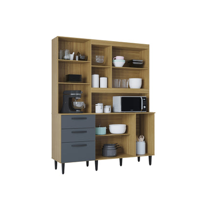 Alacena Catarina 6P Auxiliar De Cocina En Madera MDP