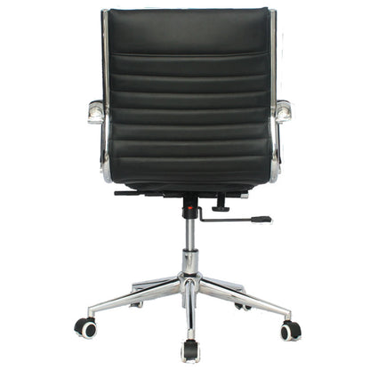 Silla De Oficina Noruega En Cuero Sintético
