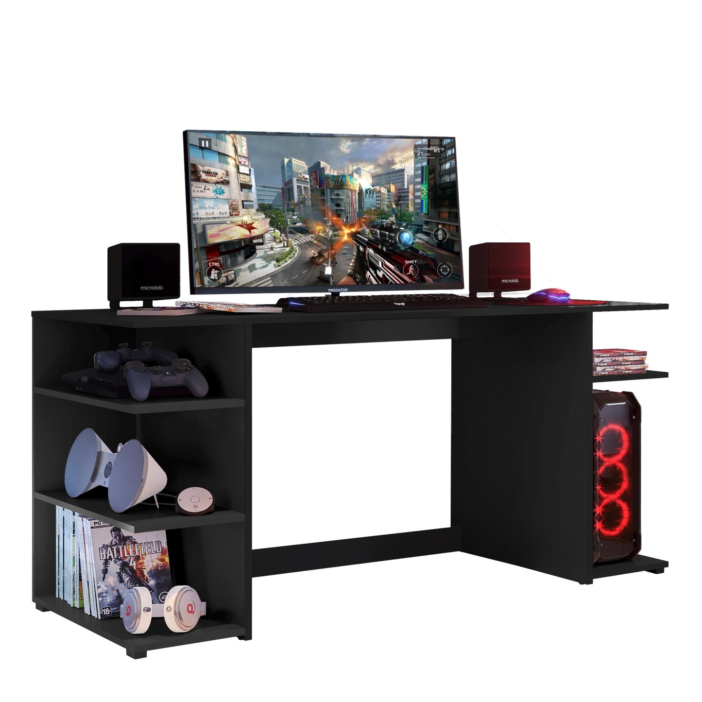 Escritorio Gamer Mesa Para Computador MDP