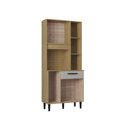 Alacena Malu Auxiliar De Cocina En Madera MDP 5 Puertas