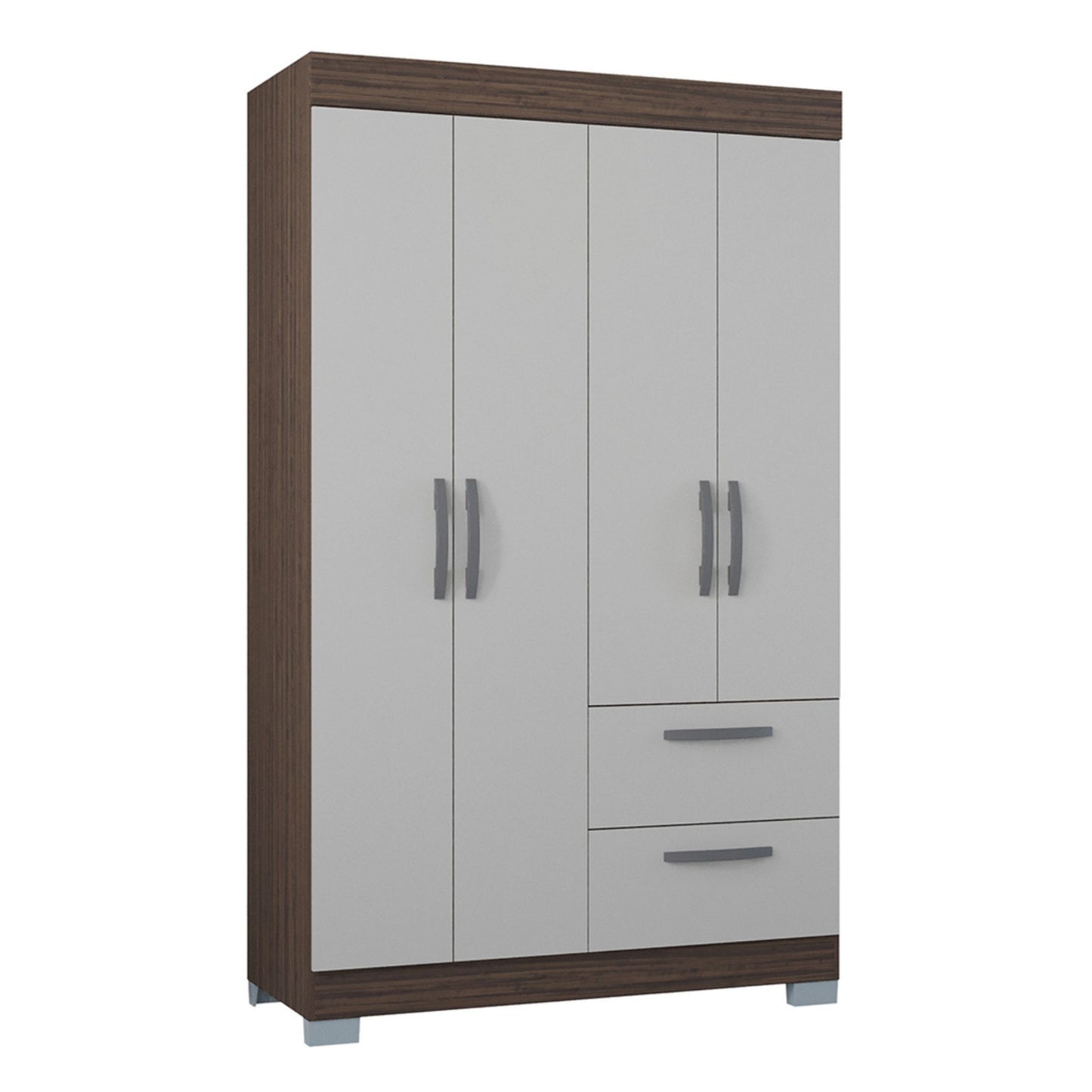 Clóset Toquio Armario 4 Puertas 2 Cajones