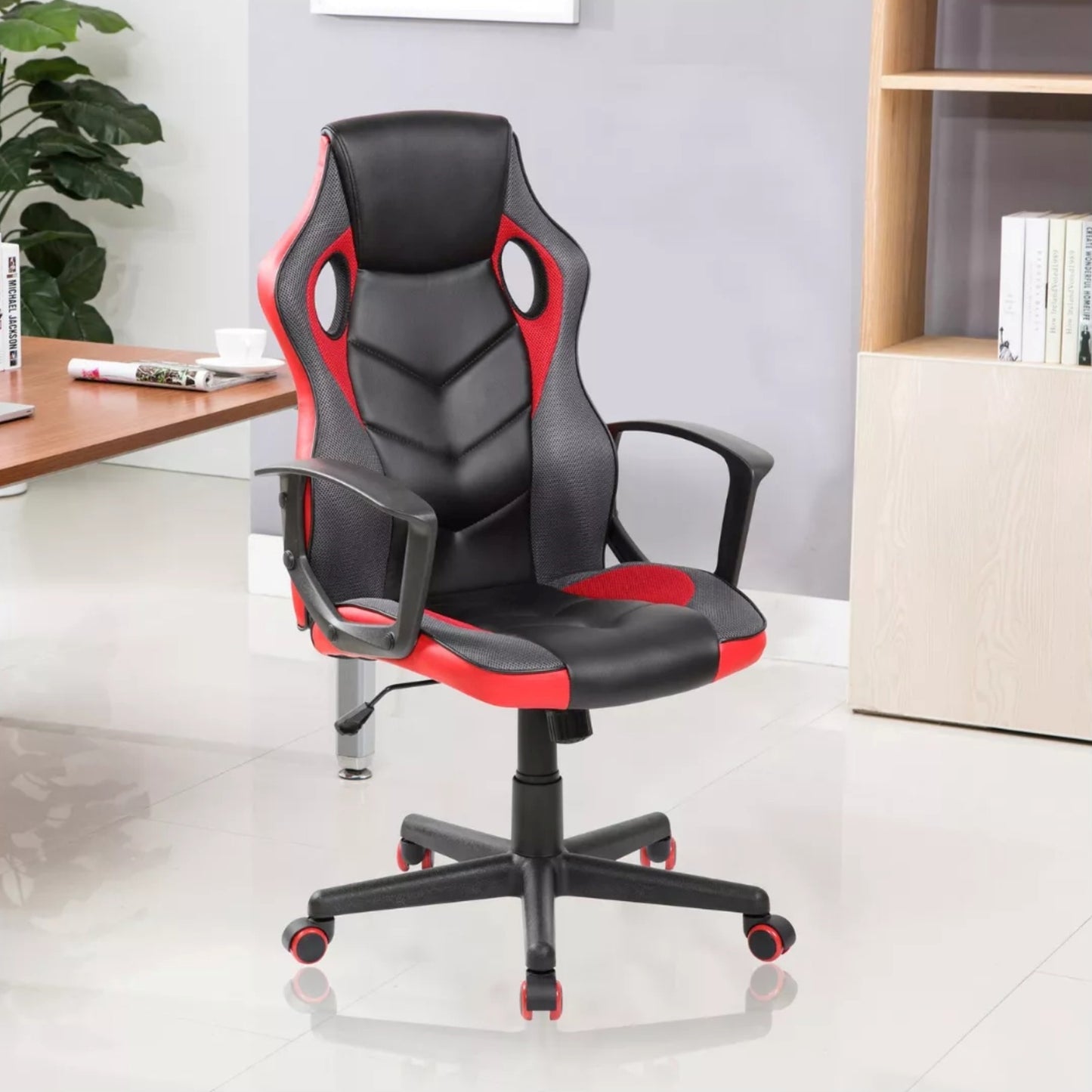 Silla Gamer Basic Series en cuero Descansa Brazos.