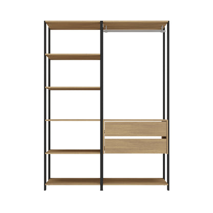 Closet Armario Aureo Abierto En MDP