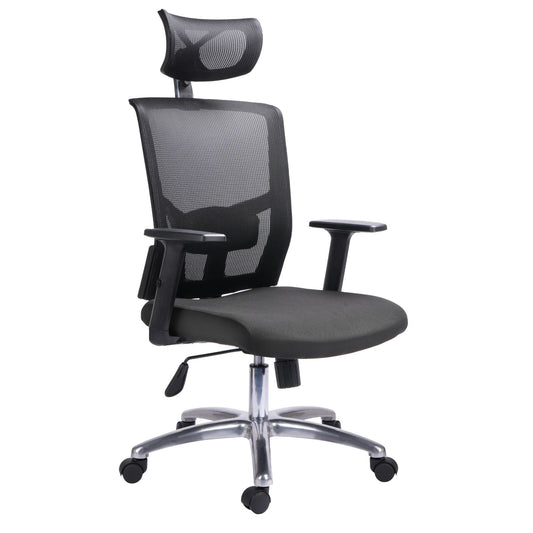 Silla Presidente Nairobi Brazos 3D Con Cabecero Ajustable.
