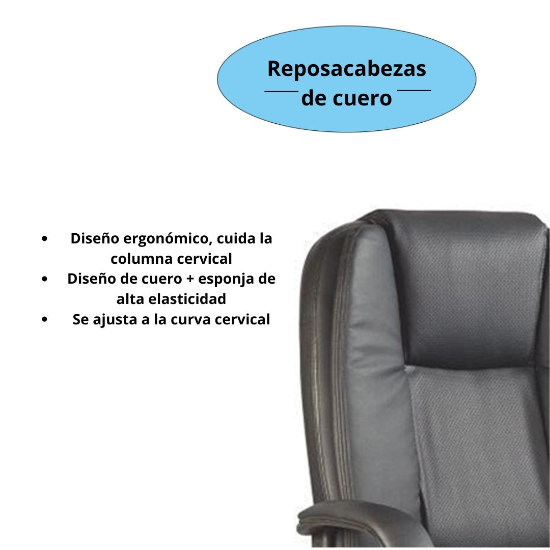 Silla de Oficina Gerencial Imperio en Cuero