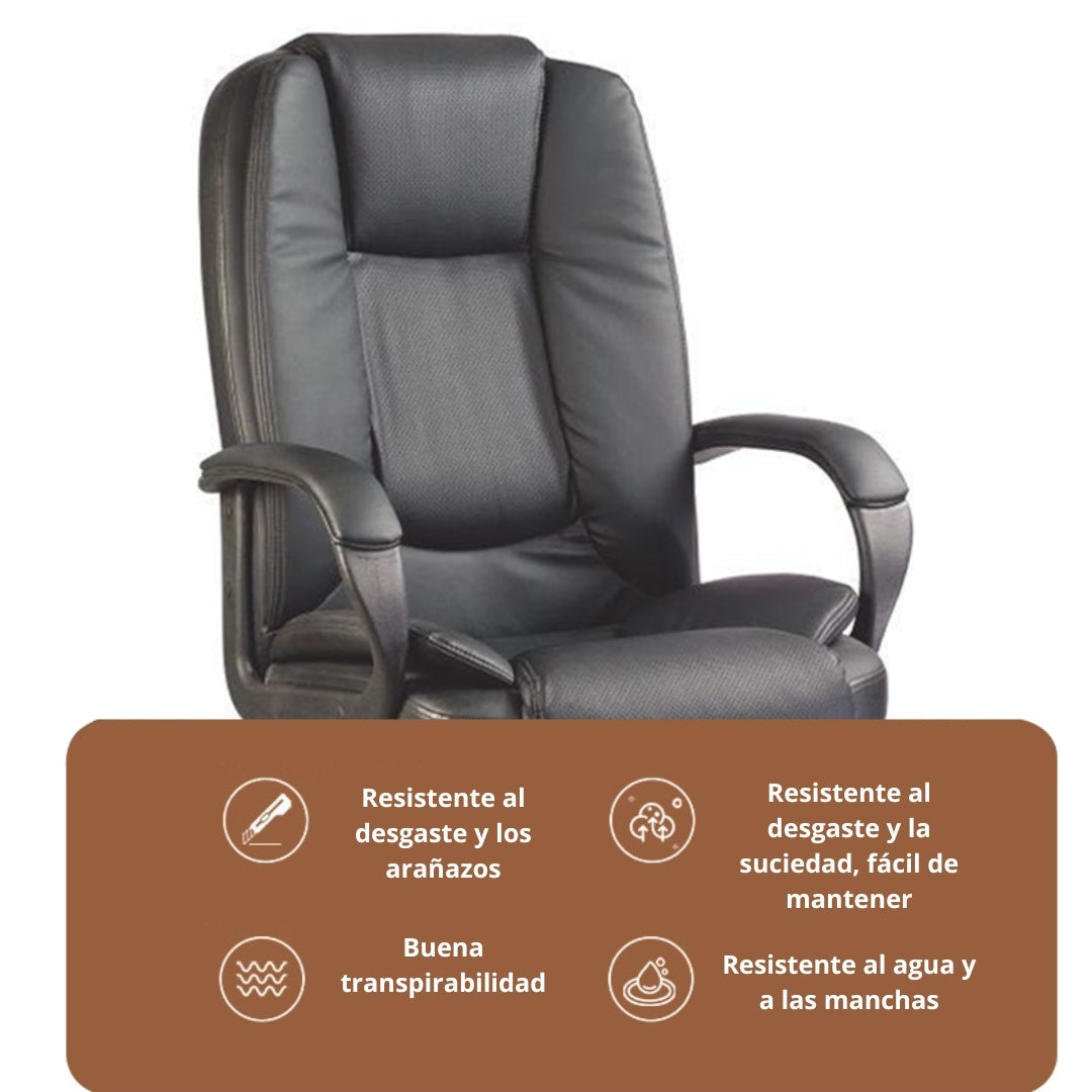 Silla de Oficina Gerencial Imperio en Cuero