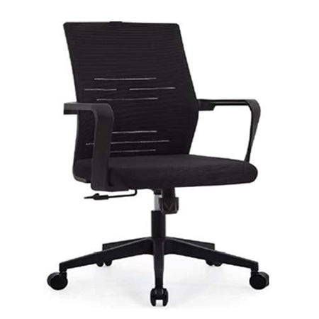 Silla Gerente Bucarest #2 Brazos Fijos Sin Cabecero