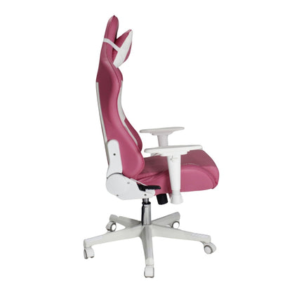 Silla Gamer Kitty Reclinable En Cuero Sintético PVC.