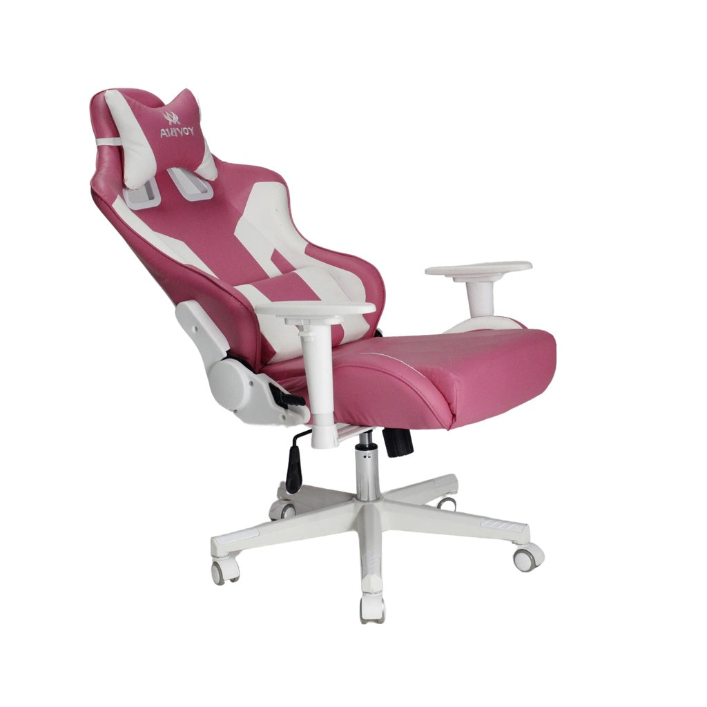 Silla Gamer Kitty Reclinable En Cuero Sintético PVC.