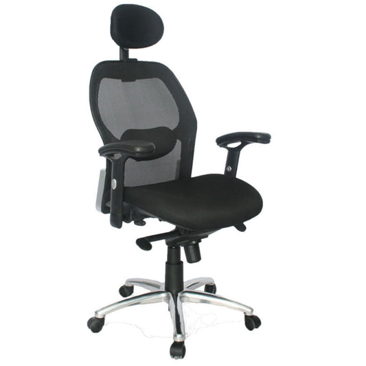 Silla Presidente Monaco Lujo Brazos Graduable En Altura