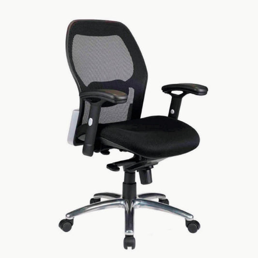 Silla Gerente Monaco Lujo Brazos Graduable Sin Cabecero