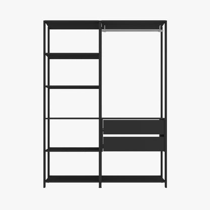 Closet Armario Aureo Abierto En MDP