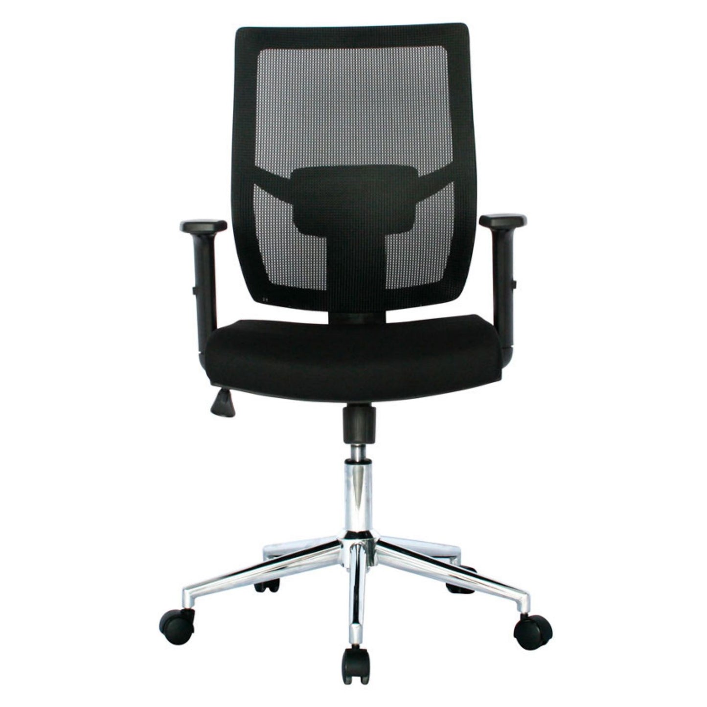 Silla Gerente Hawai  Brazos Graduables Negra Sin Cabecero