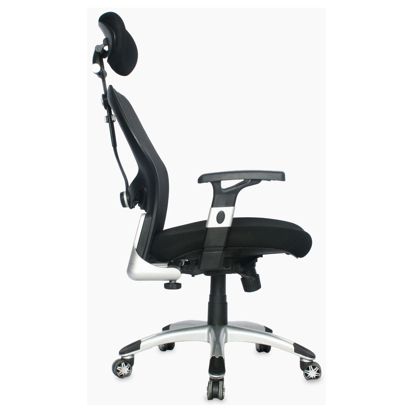 Silla Oficina Cairo Base Nylon Gris Con, Sin Cabecero