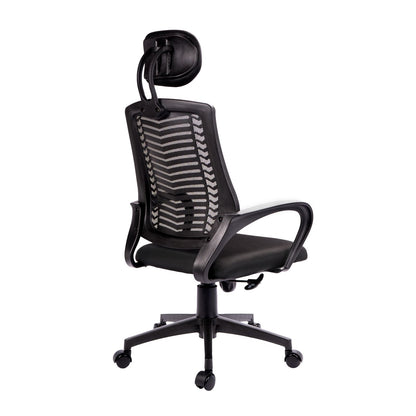 Silla De Oficina Capri #2 Base Nylon Negro Con, Sin Cabecero