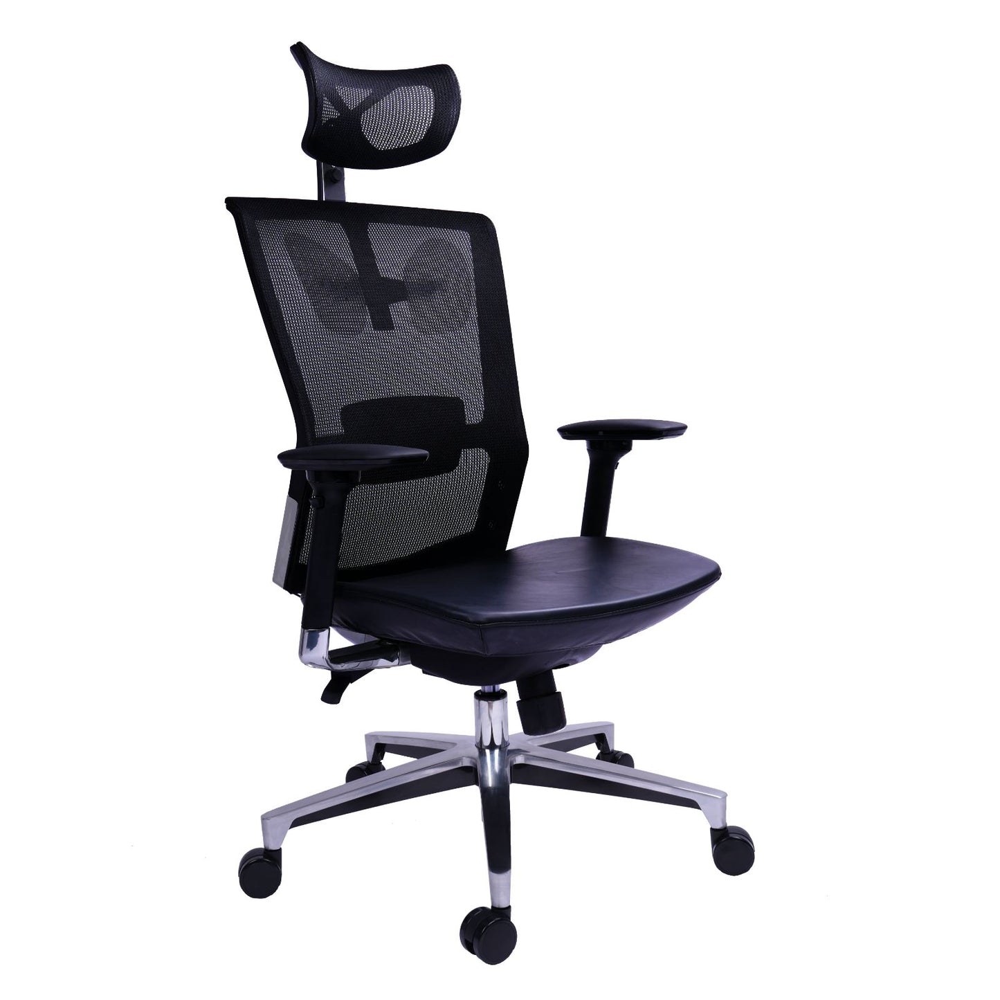 Silla Presidente Dallas Asiento En Cuero Sintetico