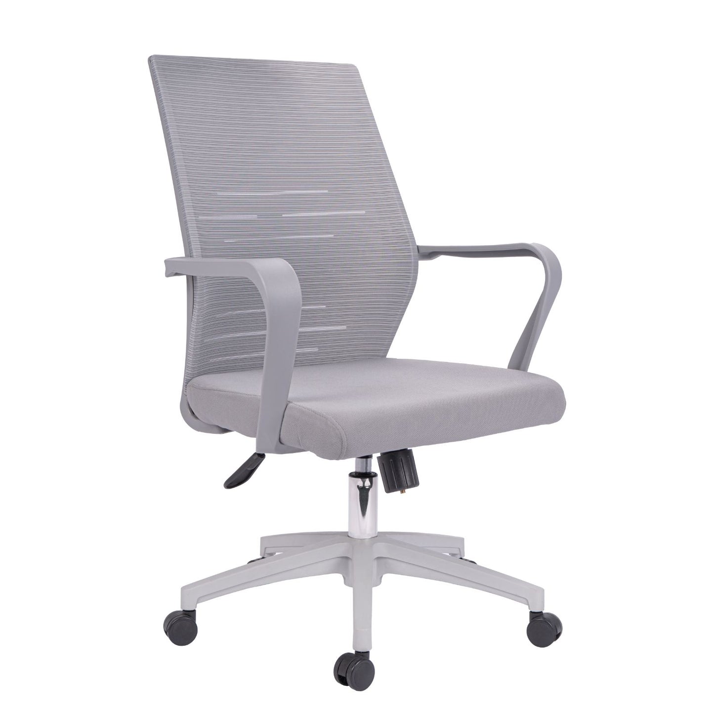 Silla Gerente Bucarest #2 Brazos Fijos Sin Cabecero