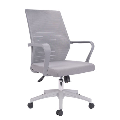 Silla Gerente Bucarest #2 Brazos Fijos Sin Cabecero