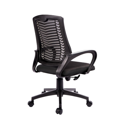 Silla De Oficina Capri #2 Base Nylon Negro Con, Sin Cabecero