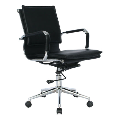 Silla De Oficina Alemania En Cuero Sintético