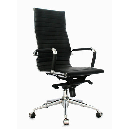 Silla De Oficina Polonia En Cuero Sintético