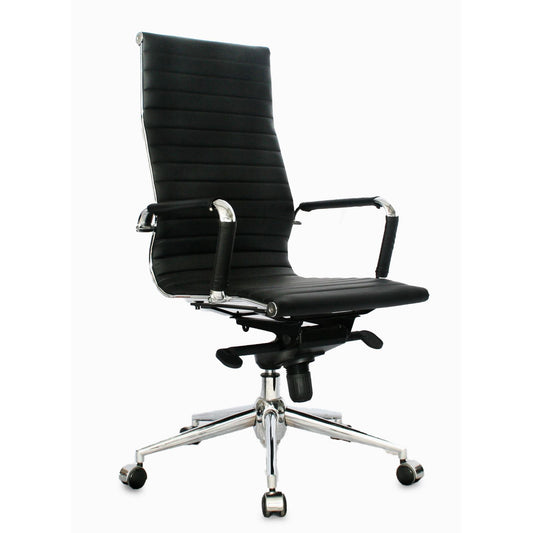 Silla De Oficina Polonia En Cuero Sintético
