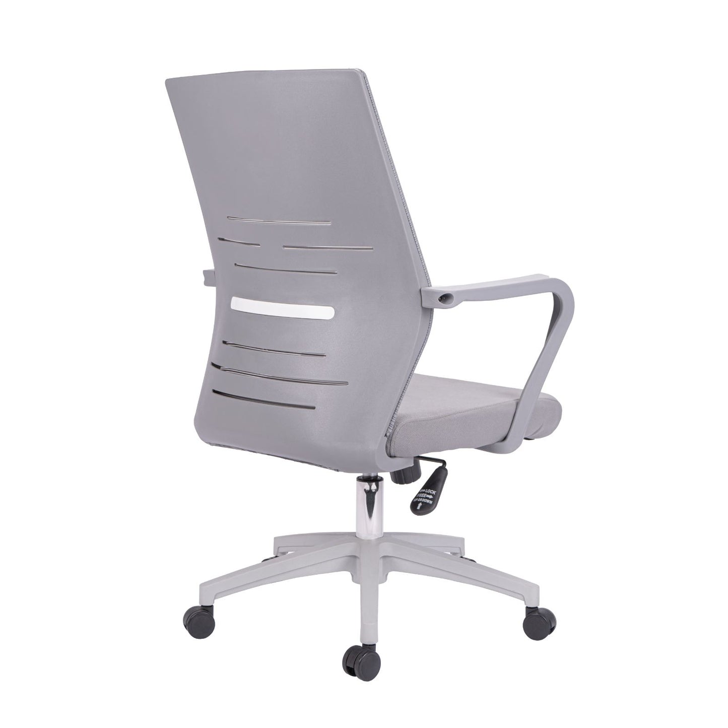 Silla Gerente Bucarest #2 Brazos Fijos Sin Cabecero