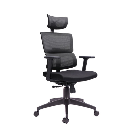 Silla De Oficina Australia En Malla Traslucida