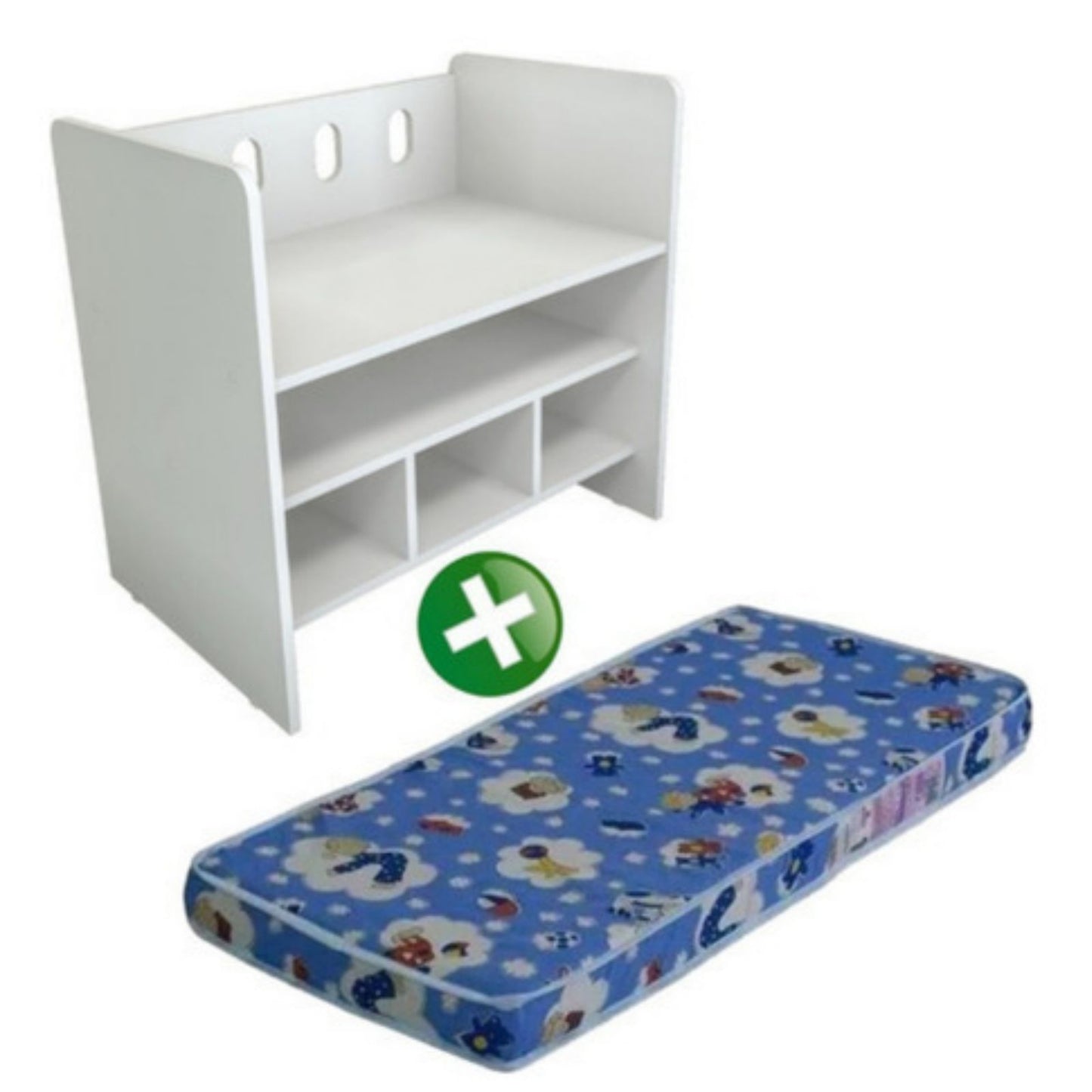 Cuna Tipo Colecho Moisés Para Bebé Con Colchoneta