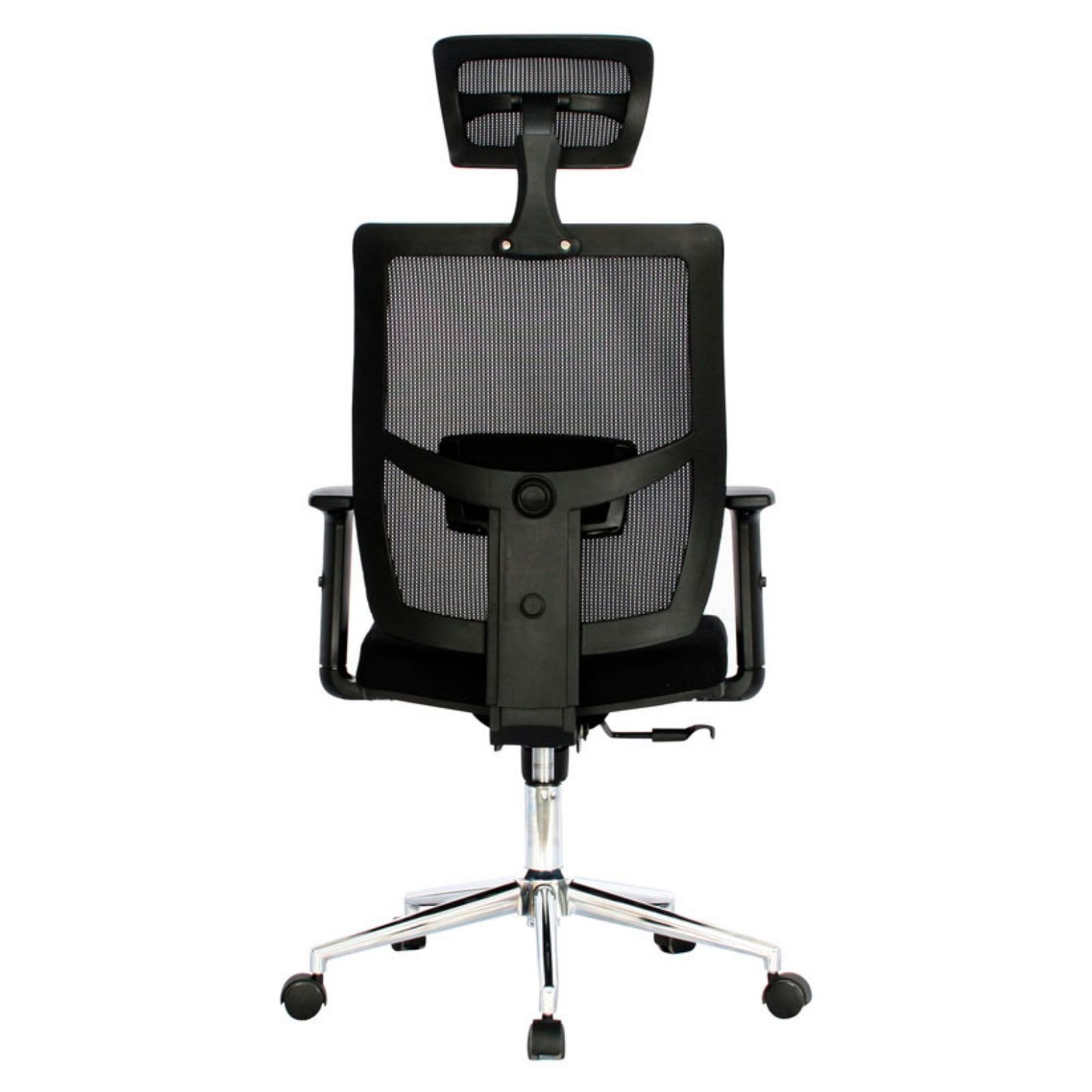 Silla Presidente Hawai  Brazos Graduables Negra