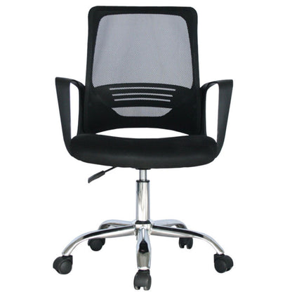 Silla De Oficina Bulgaria Con Brazos Fijos