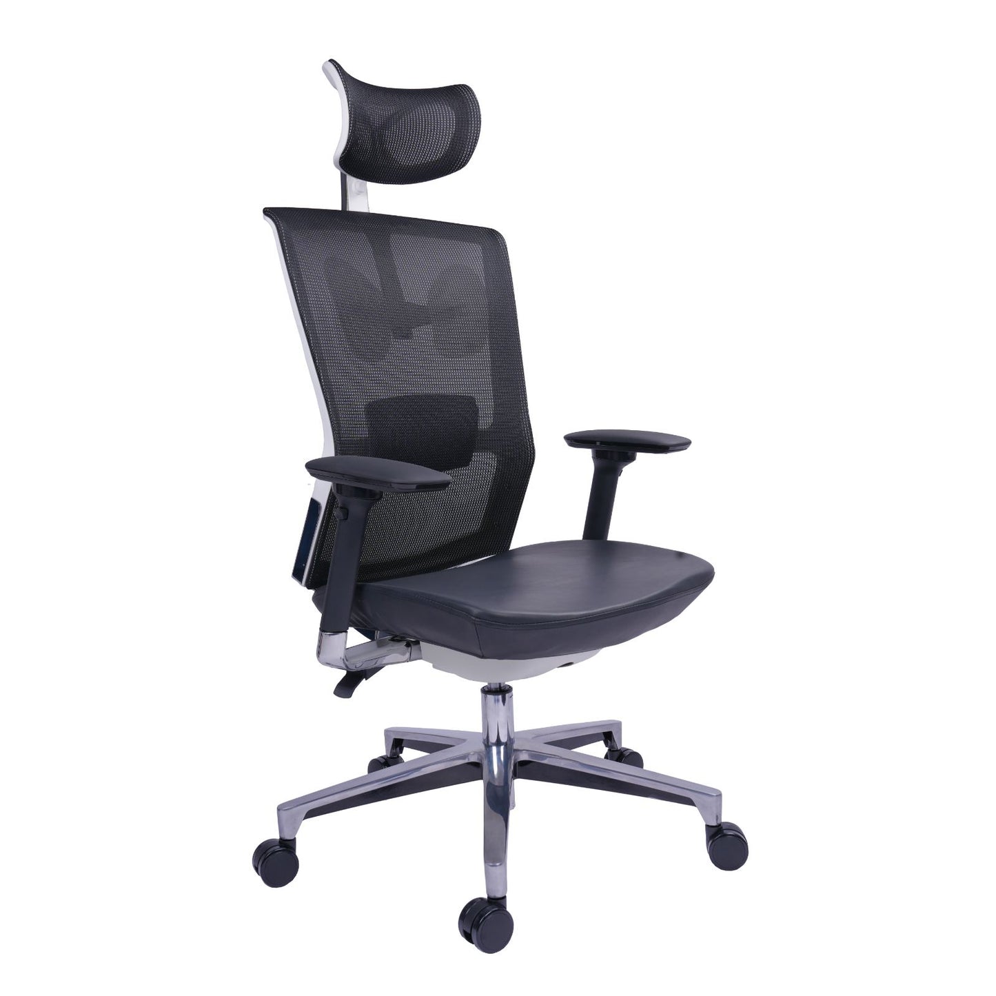 Silla Presidente Dallas Asiento En Cuero Sintetico
